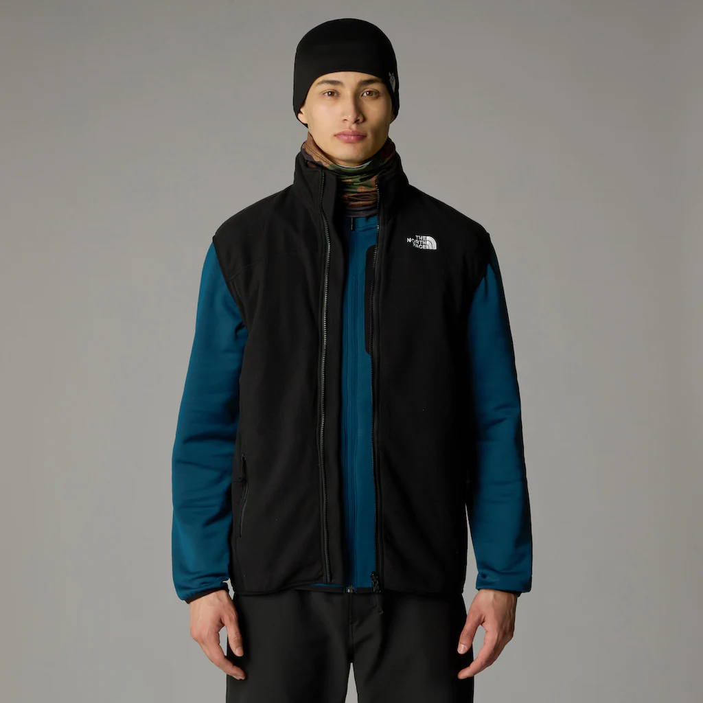 The North Face Fleeceweste »100 Glacier Weste für Herren« mit klassischer Label-Stickerei am Schlüsselbein