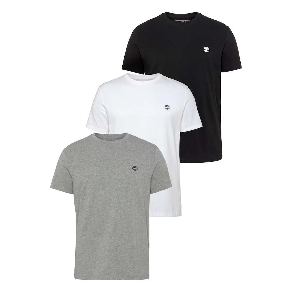 Timberland T-Shirt »DUNSTAN RIVER 3xPack Tee« (Set 3 tlg.)