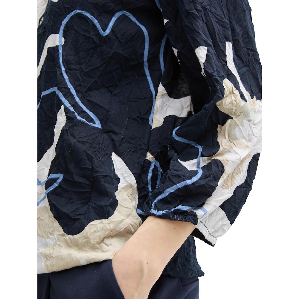 TOM TAILOR Blusenshirt In Crinkle Optik