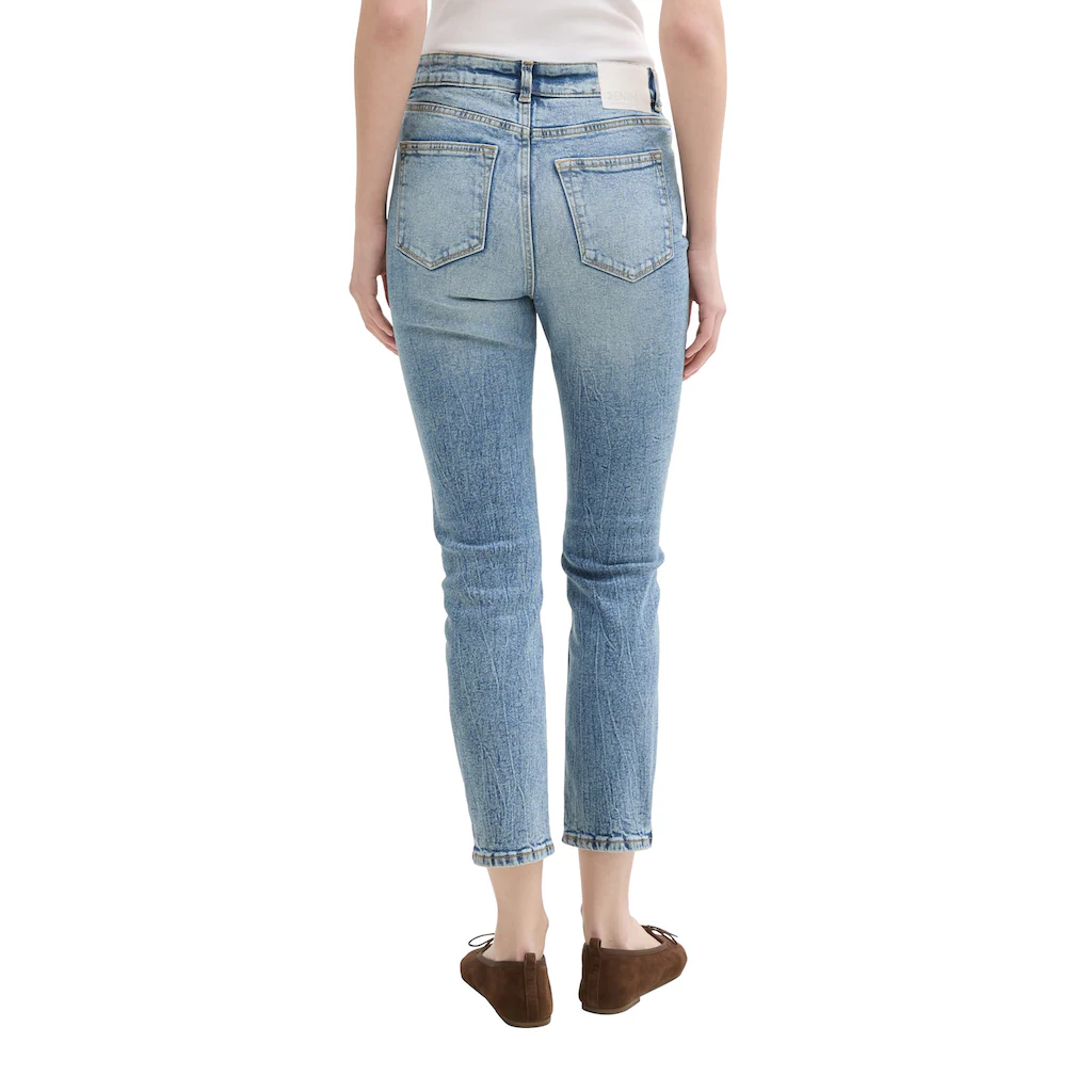 TOM TAILOR Denim 7/8-Jeans Im Used-Look