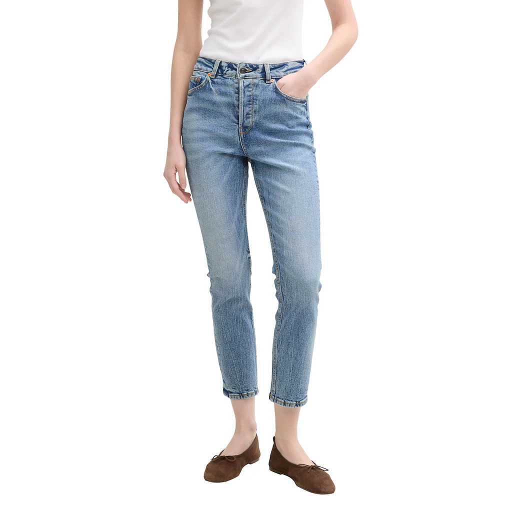 TOM TAILOR Denim 7/8-Jeans im Used-Look