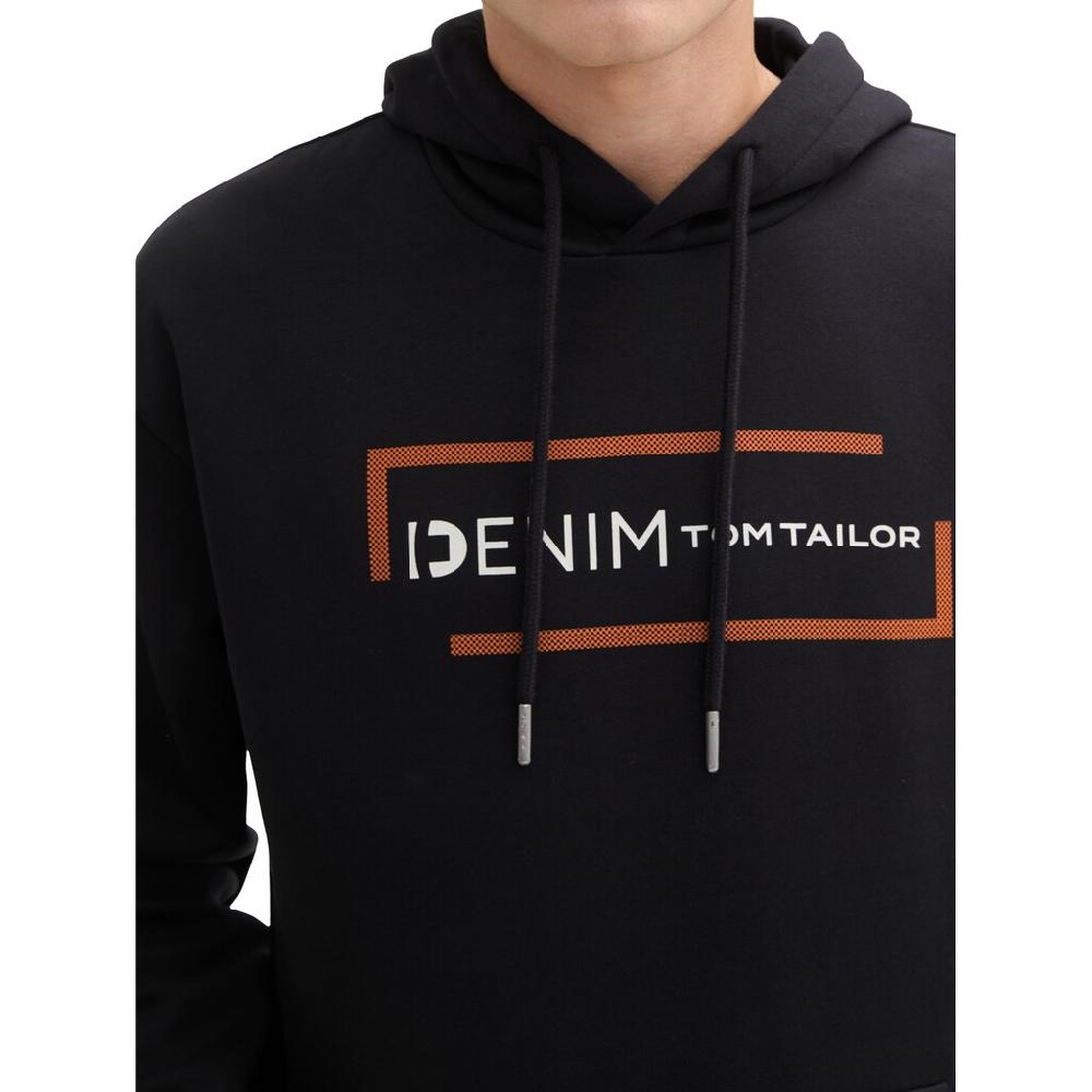 TOM TAILOR Denim Hoodie Mit Großem Logoprint ▷ Kaufen