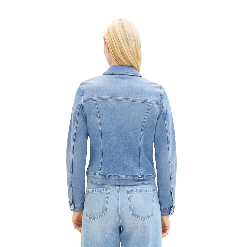 TOM TAILOR Denim Jeansjacke Im Klassischen Look Und Mit Stretch