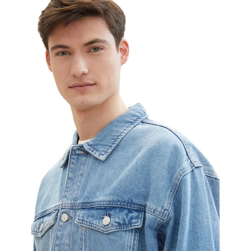 TOM TAILOR Denim Jeansjacke Ohne Kapuze Mit Knopfleiste ▷ Bestellen