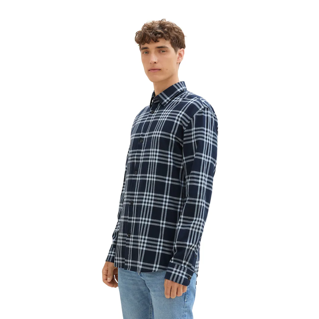 TOM TAILOR Denim Karohemd Mit Karo Muster ▷ Kaufen