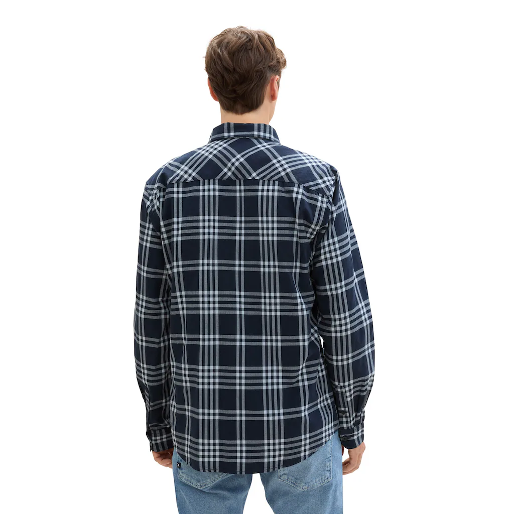 TOM TAILOR Denim Karohemd Mit Karo Muster ▷ Kaufen