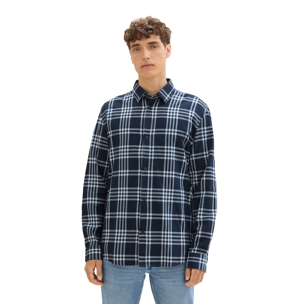 TOM TAILOR Denim Karohemd mit Karo Muster ▷ kaufen