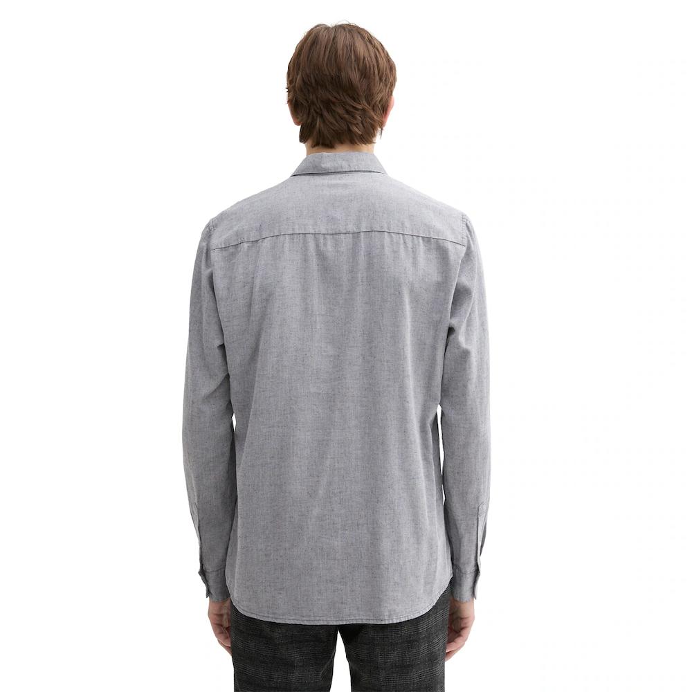 TOM TAILOR Denim Langarmhemd Mit Kentkragen ▷ Bestellen