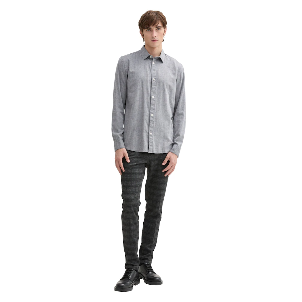 TOM TAILOR Denim Langarmhemd Mit Kentkragen ▷ Bestellen