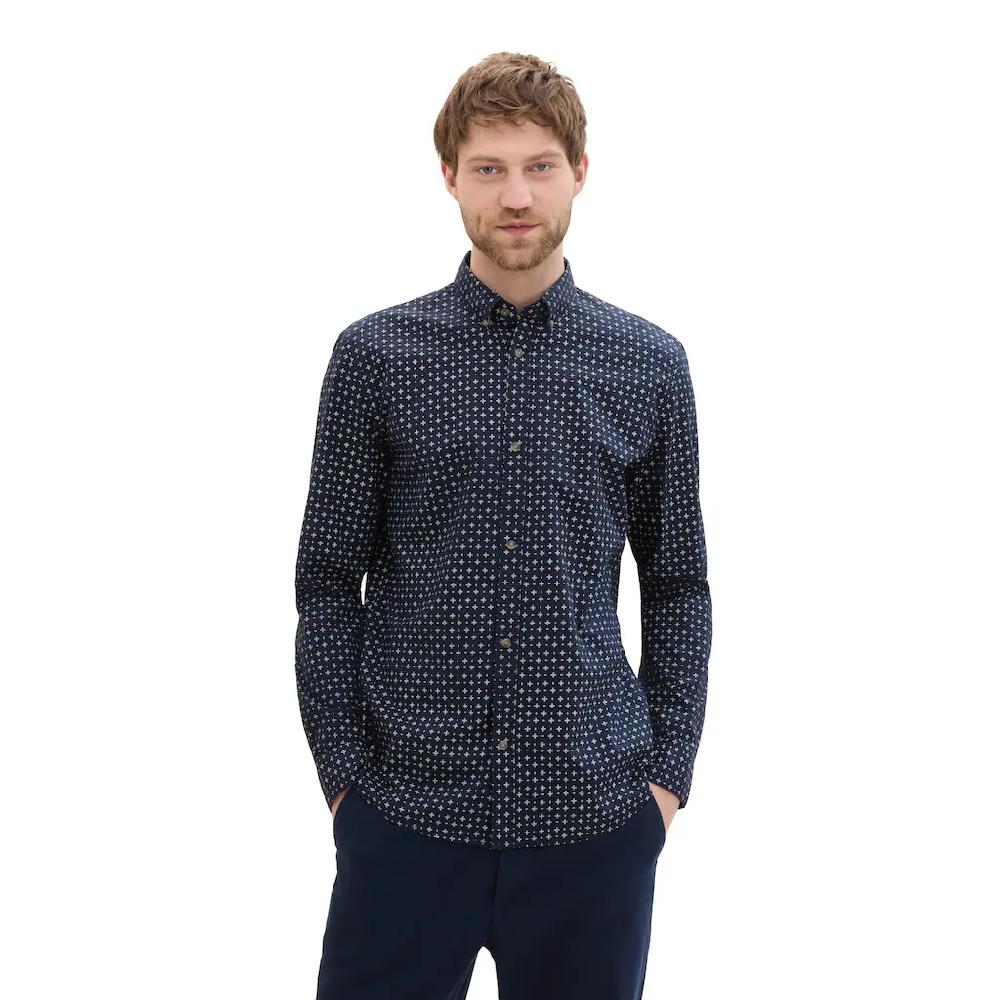 TOM TAILOR Denim Langarmhemd »POPLIN« Mit Streifenmuster ▷ Bestellen