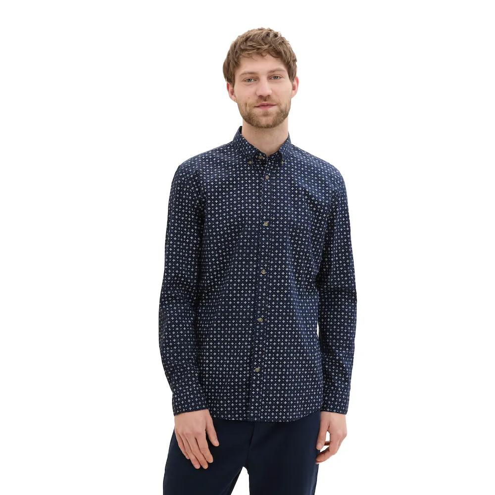 TOM TAILOR Denim Langarmhemd »POPLIN« mit Streifenmuster ▷ bestellen