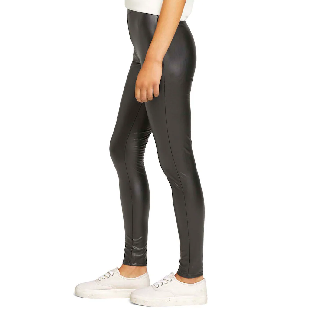 TOM TAILOR Denim Leggings In Lederoptik