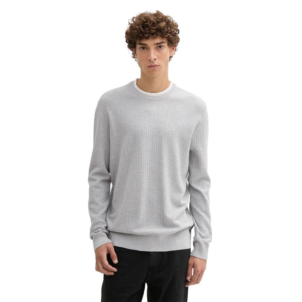 TOM TAILOR Denim Strickpullover in 2-in-1-Look ▷ für