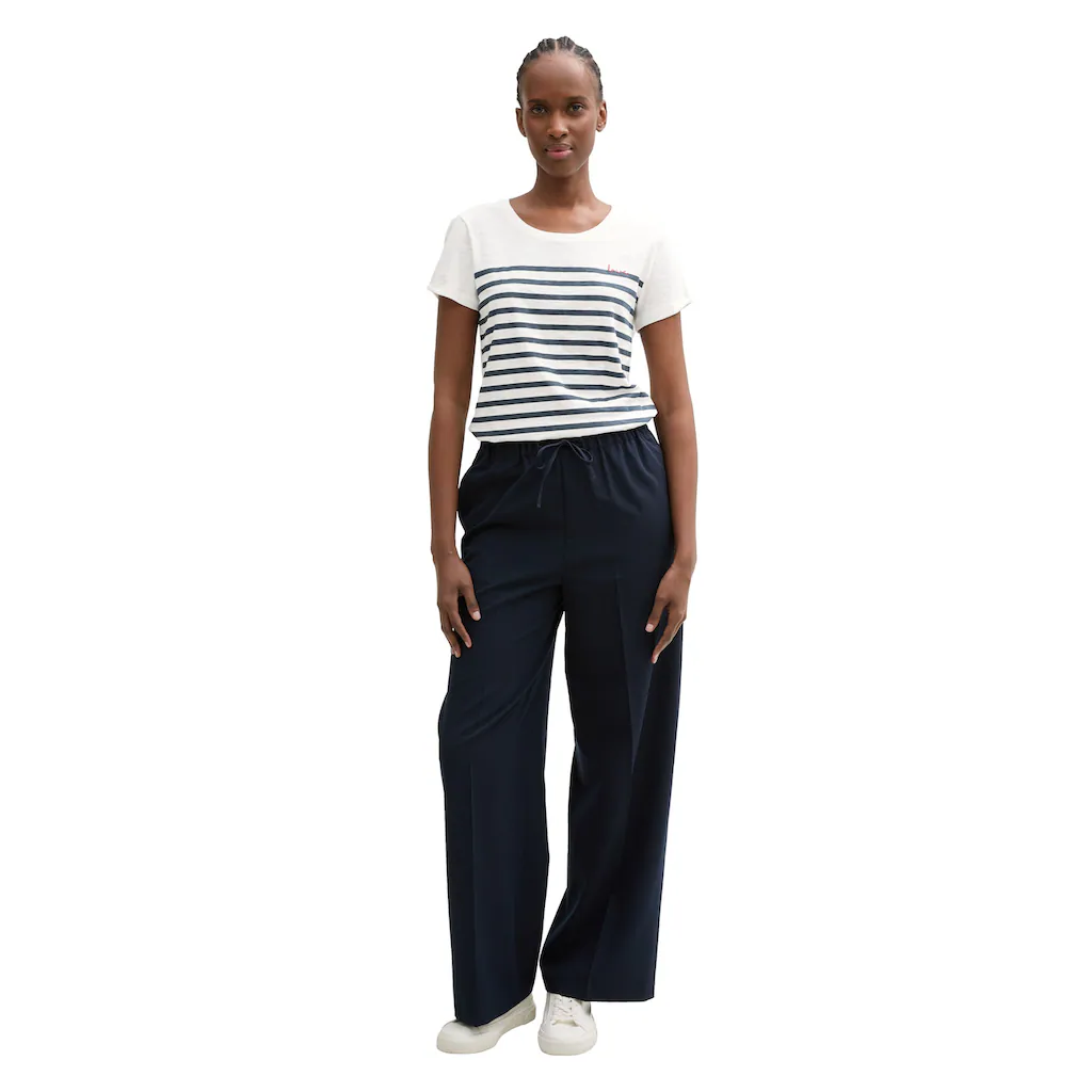 TOM TAILOR Denim T-Shirt Mit Streifen Muster