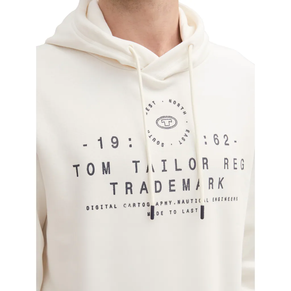 TOM TAILOR Kapuzensweatshirt Mit Großem Logo-Frontprint ▷ Bestellen