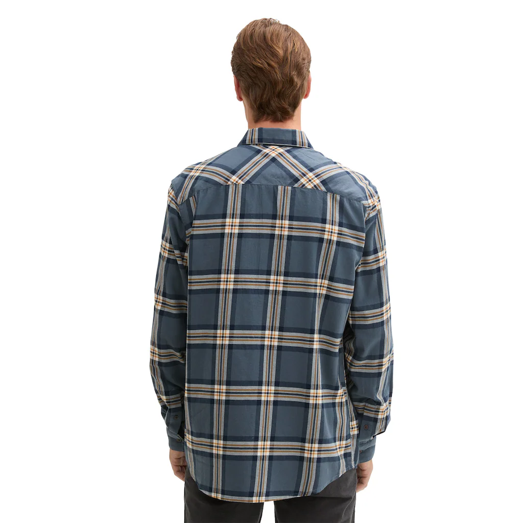 TOM TAILOR Karohemd Mit Kentkragen ▷ Bestellen