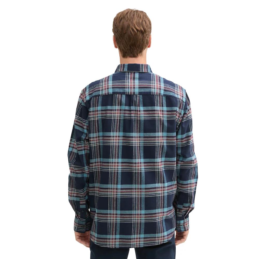 TOM TAILOR Langarmhemd Mit Karo Muster ▷ Für