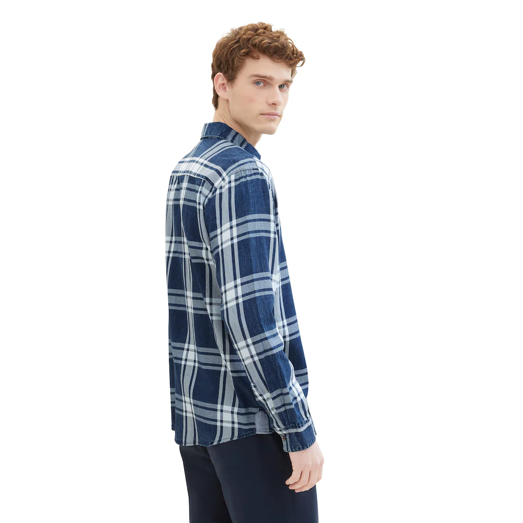 TOM TAILOR Langarmhemd Mit Karomuster ▷ Kaufen