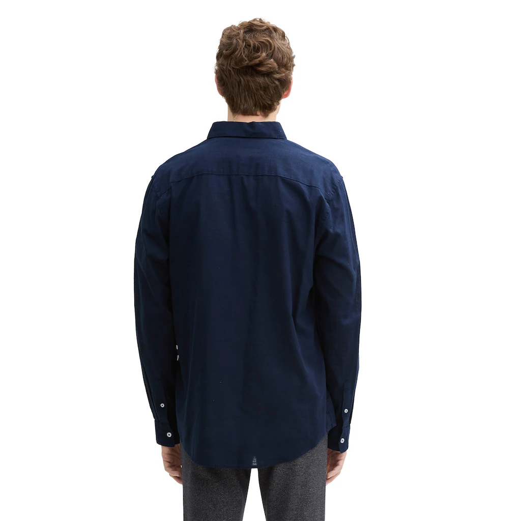 TOM TAILOR Langarmhemd Mit Logo Stickerei ▷ Bestellen