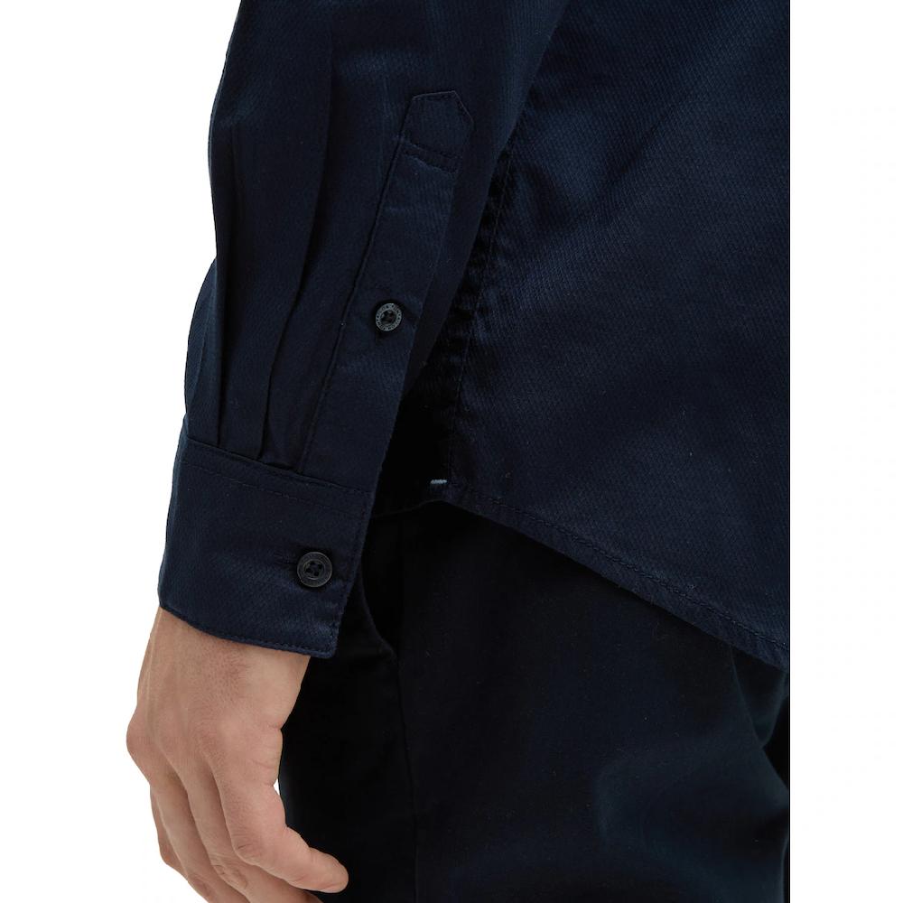 TOM TAILOR Langarmhemd Mit Logo Stickerei ▷ Kaufen
