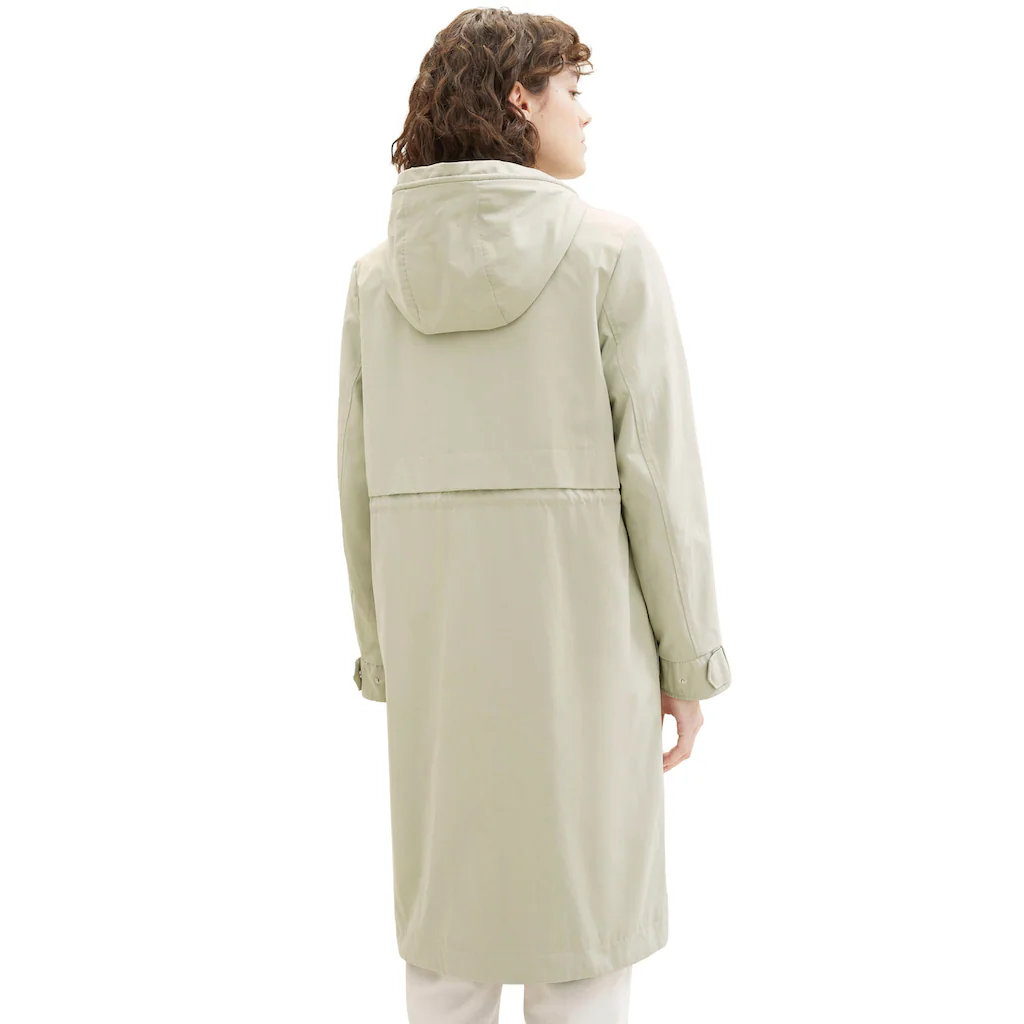 TOM TAILOR Parka Mit Kapuze Mit Brusttaschen