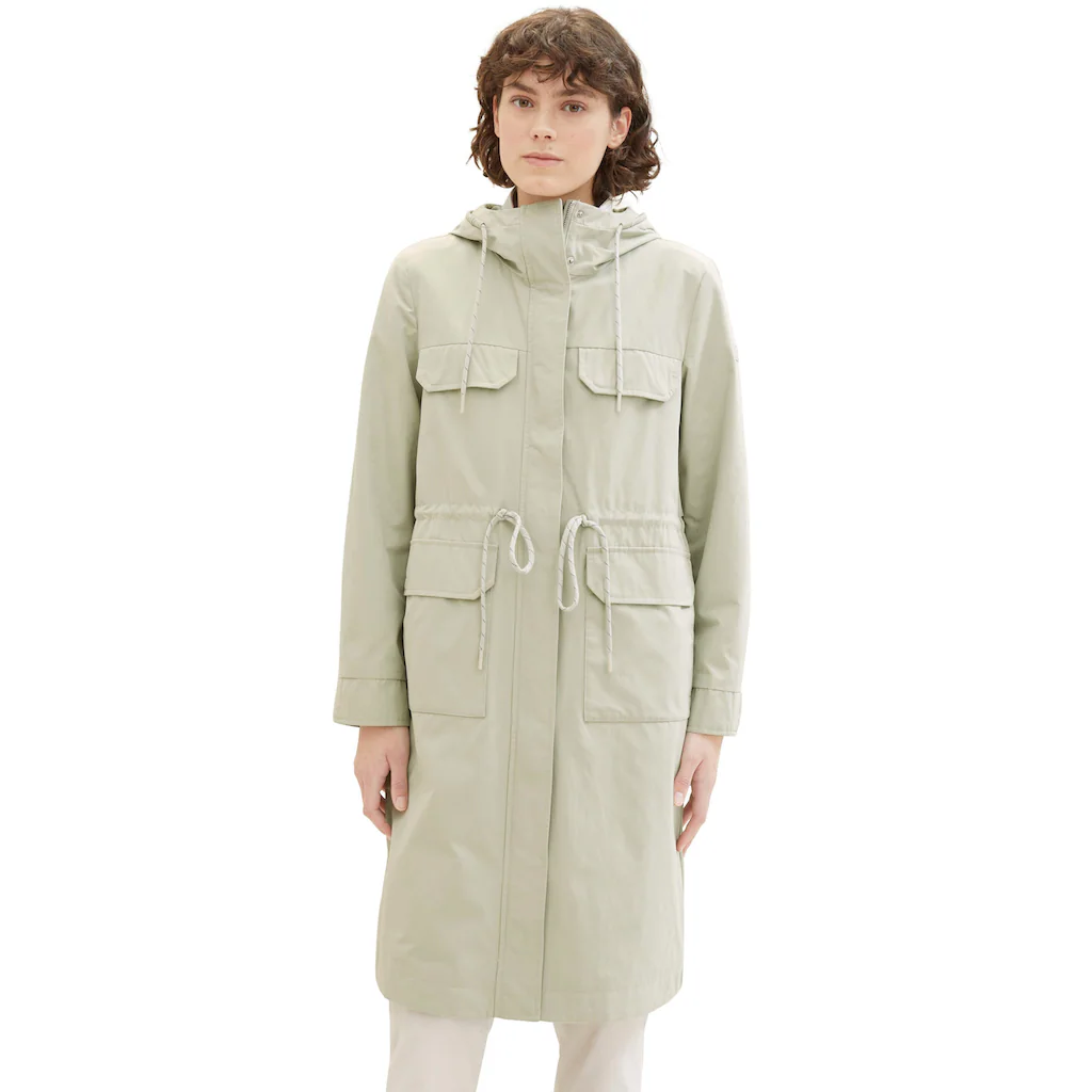 TOM TAILOR Parka mit Kapuze mit Brusttaschen