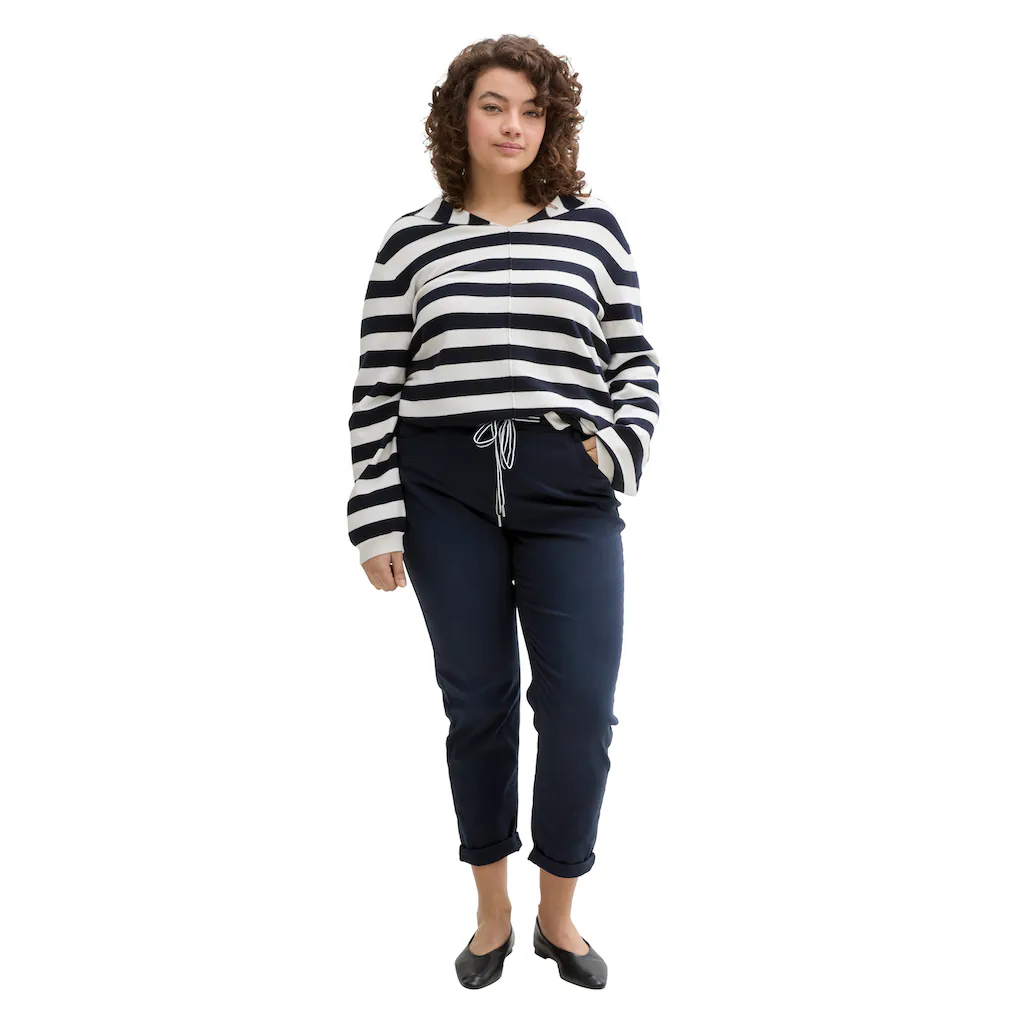 TOM TAILOR PLUS Jogger Pants Im 5-Pocket-Stil Mit Stretch Und Bindeband Für Kaufen