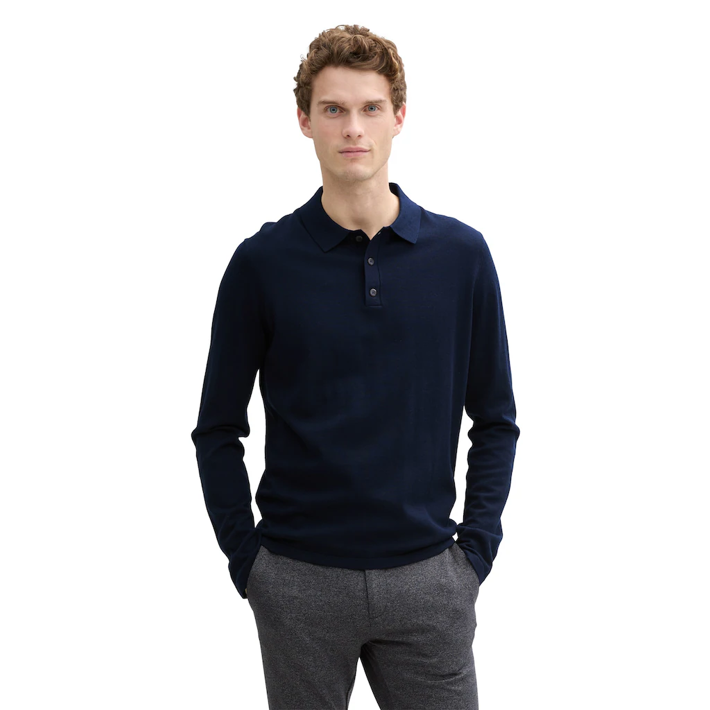 TOM TAILOR Polokragenpullover mit Seide ▷ bestellen