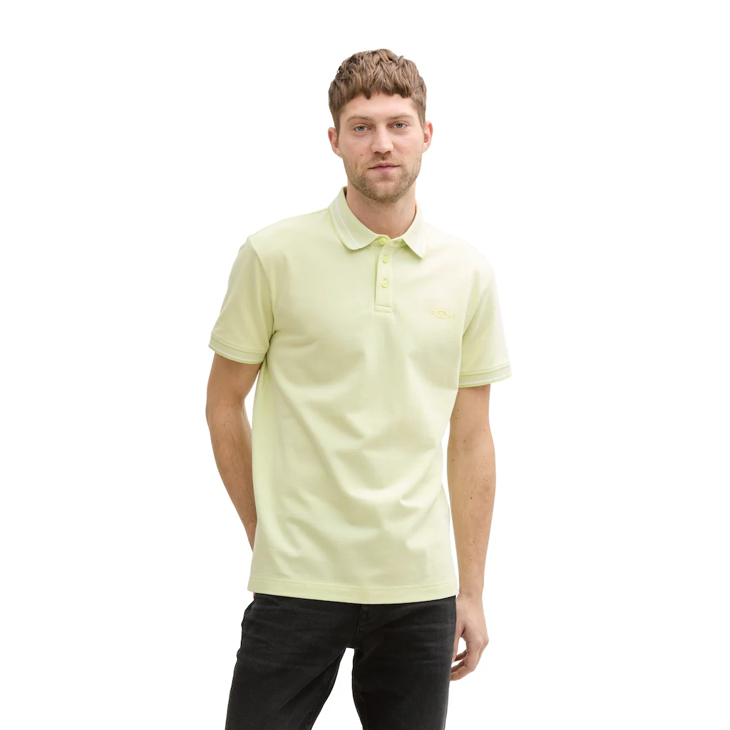 TOM TAILOR Poloshirt mit Logo Stickerei ▷ für