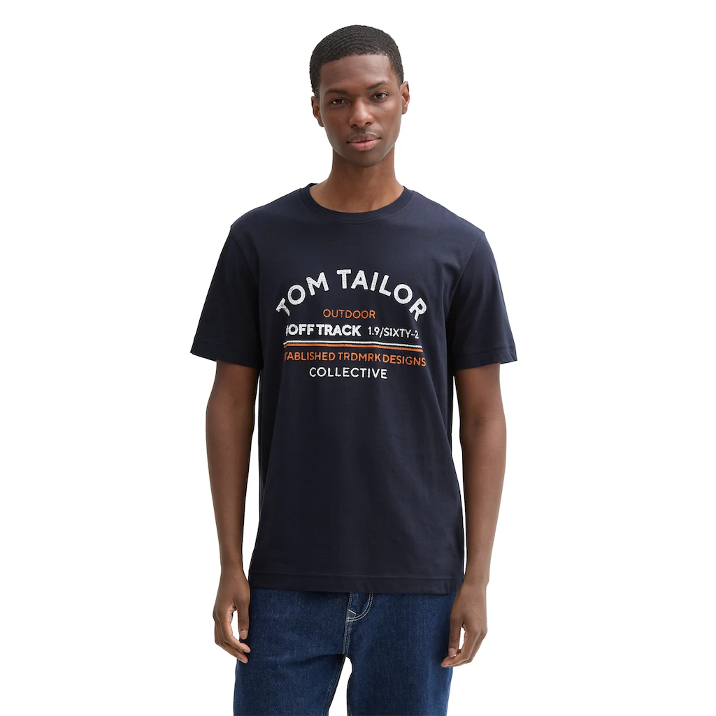 TOM TAILOR Print-Shirt mit Frontprint ▷ bestellen