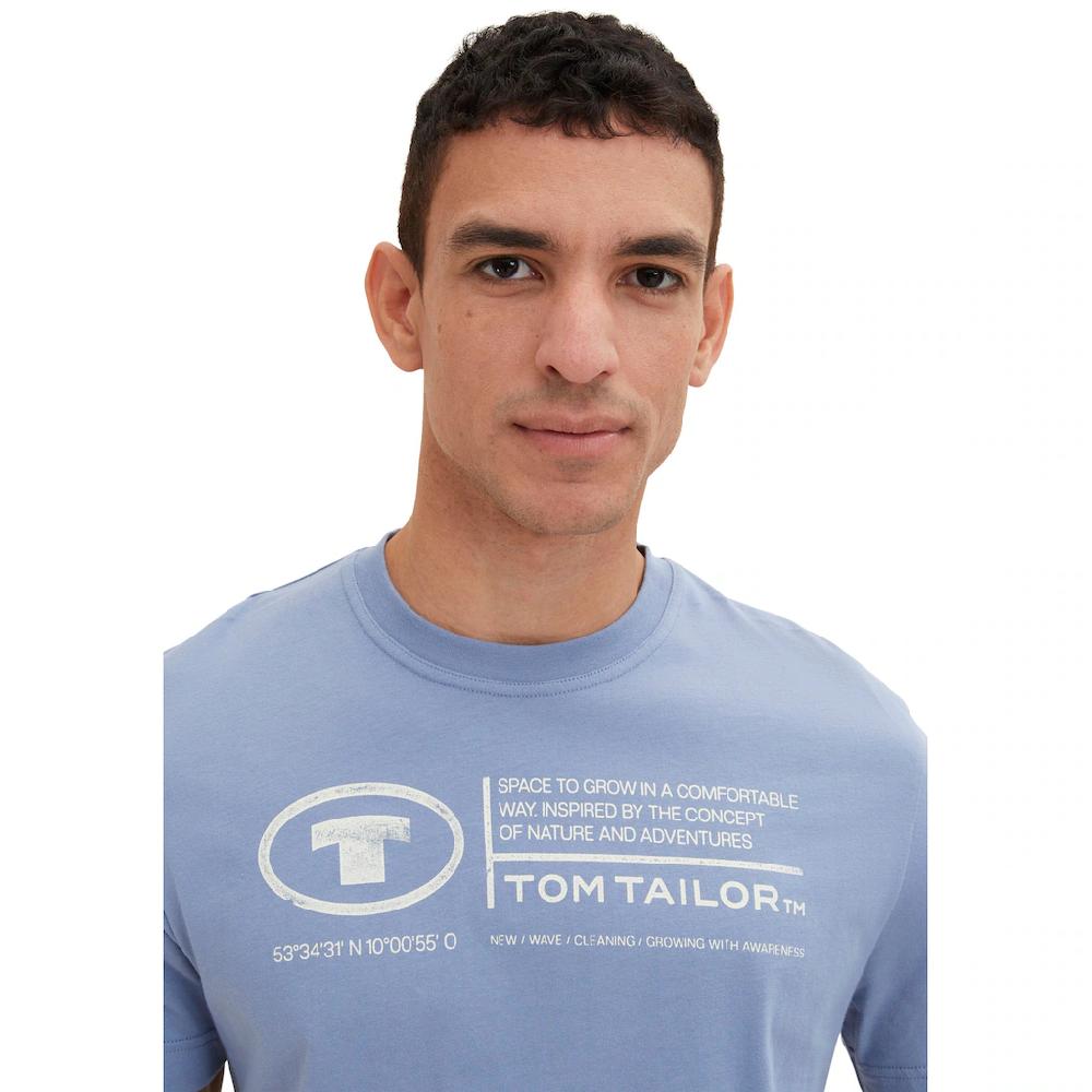 TOM TAILOR Print-Shirt »Tom Tailor Herren T-Shirt Frontprint« ▷ Bestellen