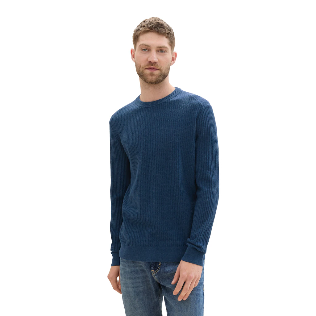 TOM TAILOR Rundhalspullover mit Rundhalsausschnitt ▷ bestellen