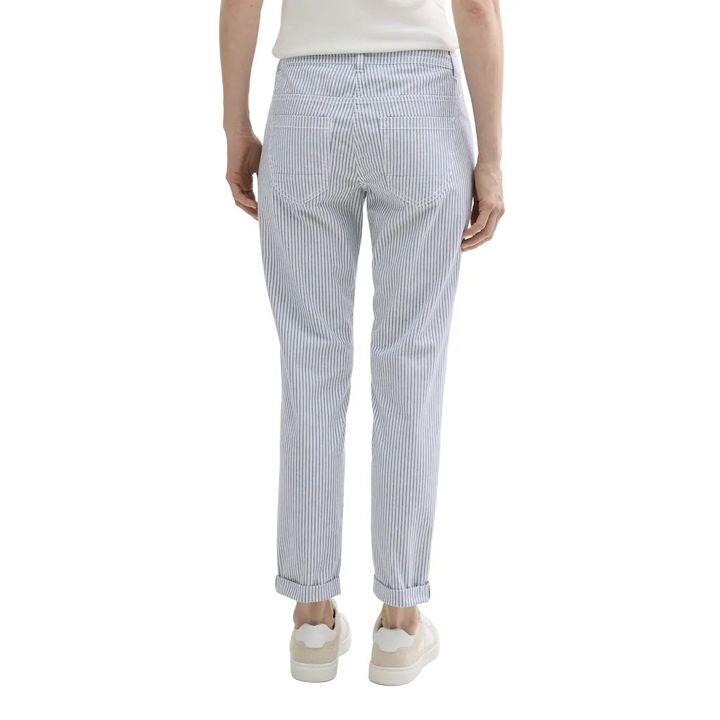 TOM TAILOR Stoffhose Im Streifendesign Und Mit Kordelzug