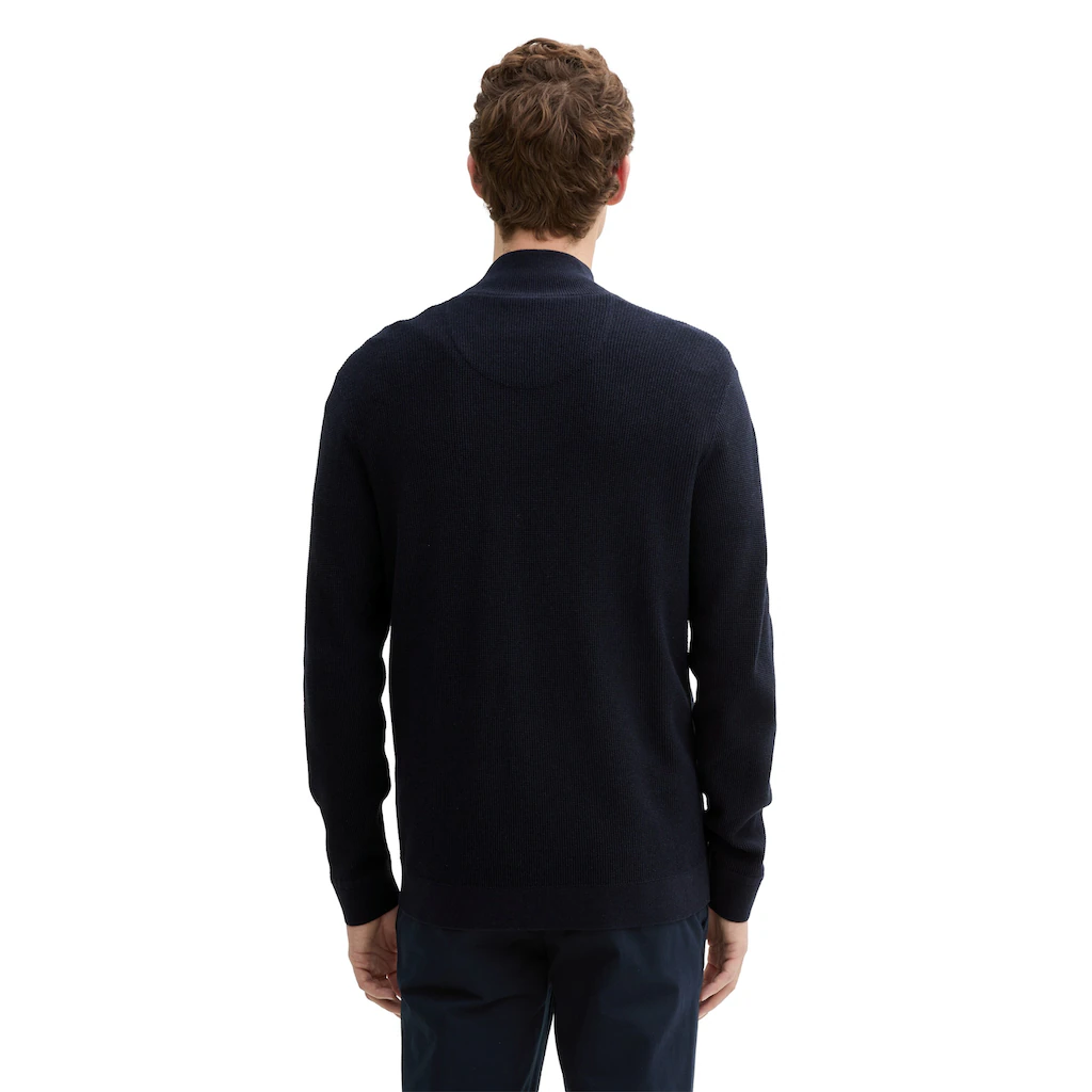 TOM TAILOR Strickjacke Mit Logo Stickerei
