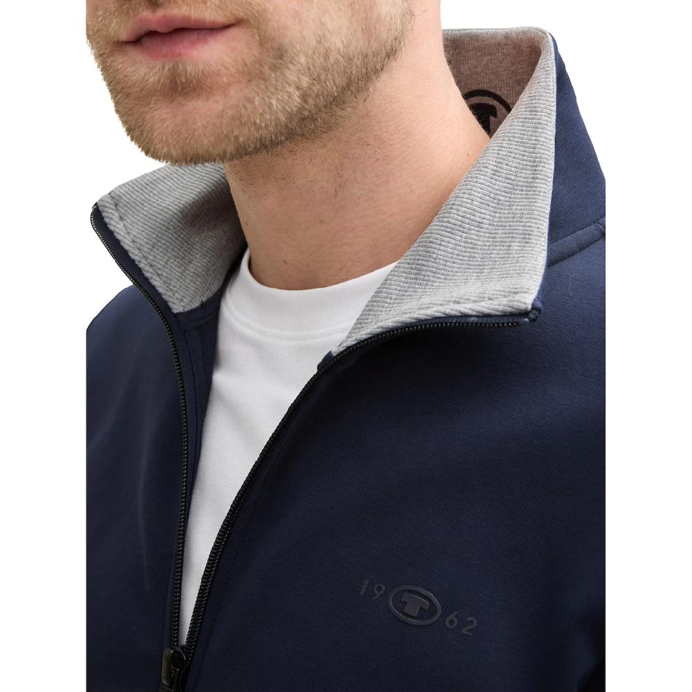 TOM TAILOR Sweatjacke Mit Logo Stickerei ▷ Für