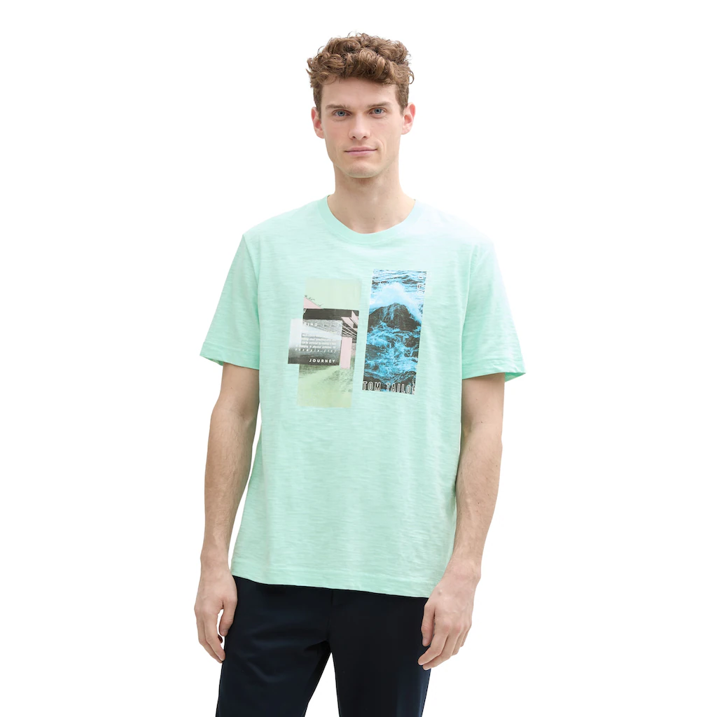 TOM TAILOR T-Shirt mit Front Print ▷ kaufen