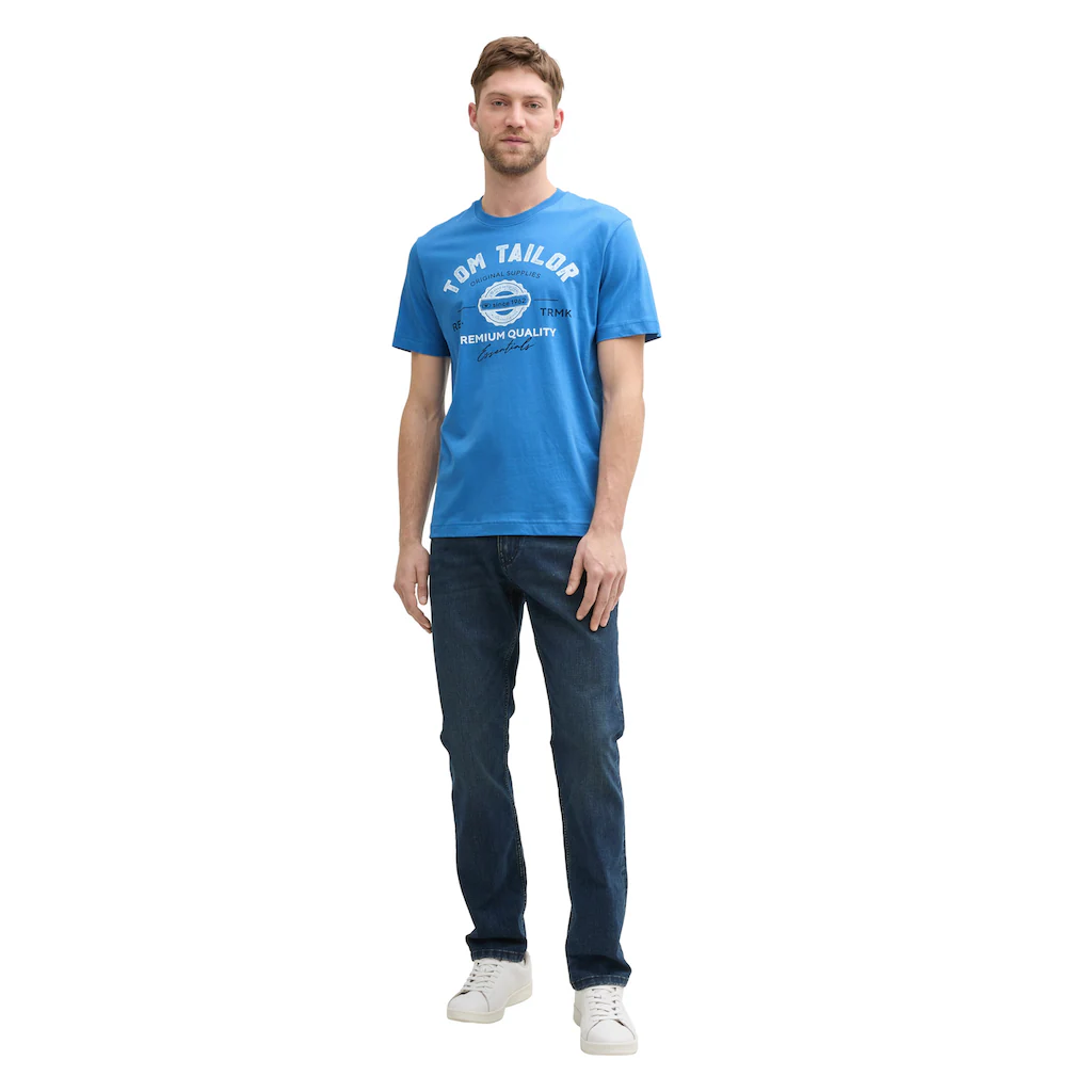 TOM TAILOR T-Shirt Mit Großem Logofrontprint ▷ Kaufen