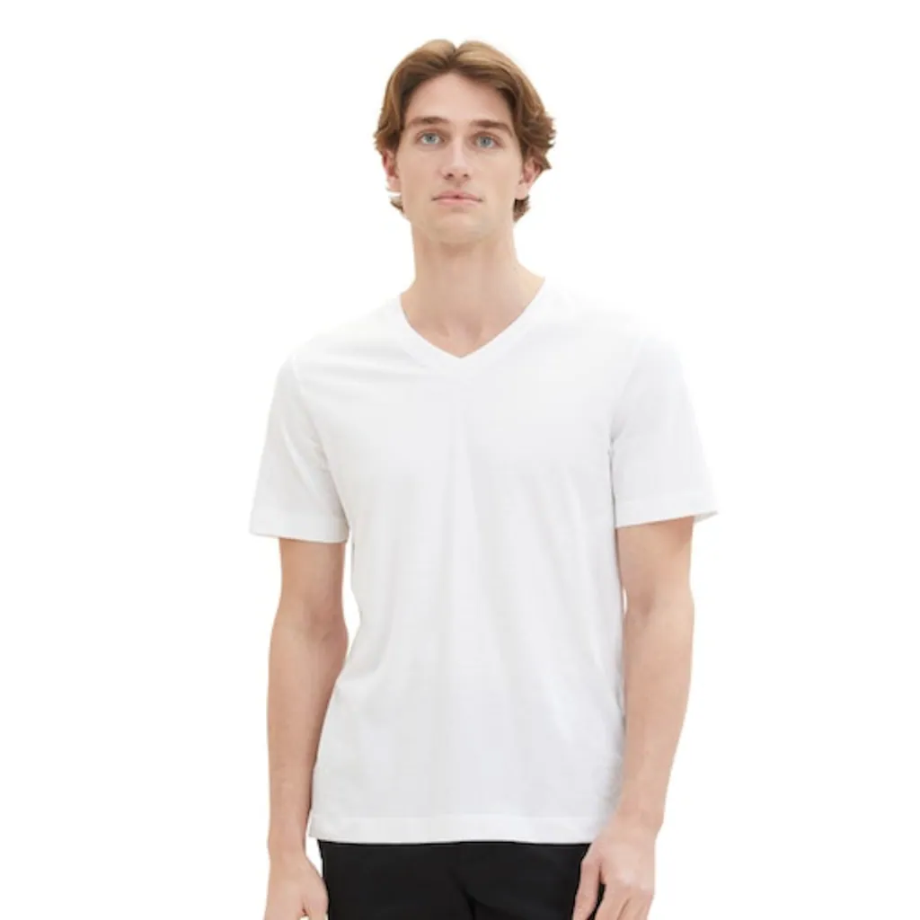 TOM TAILOR T-Shirt Mit V-Ausschnitt ▷ Kaufen
