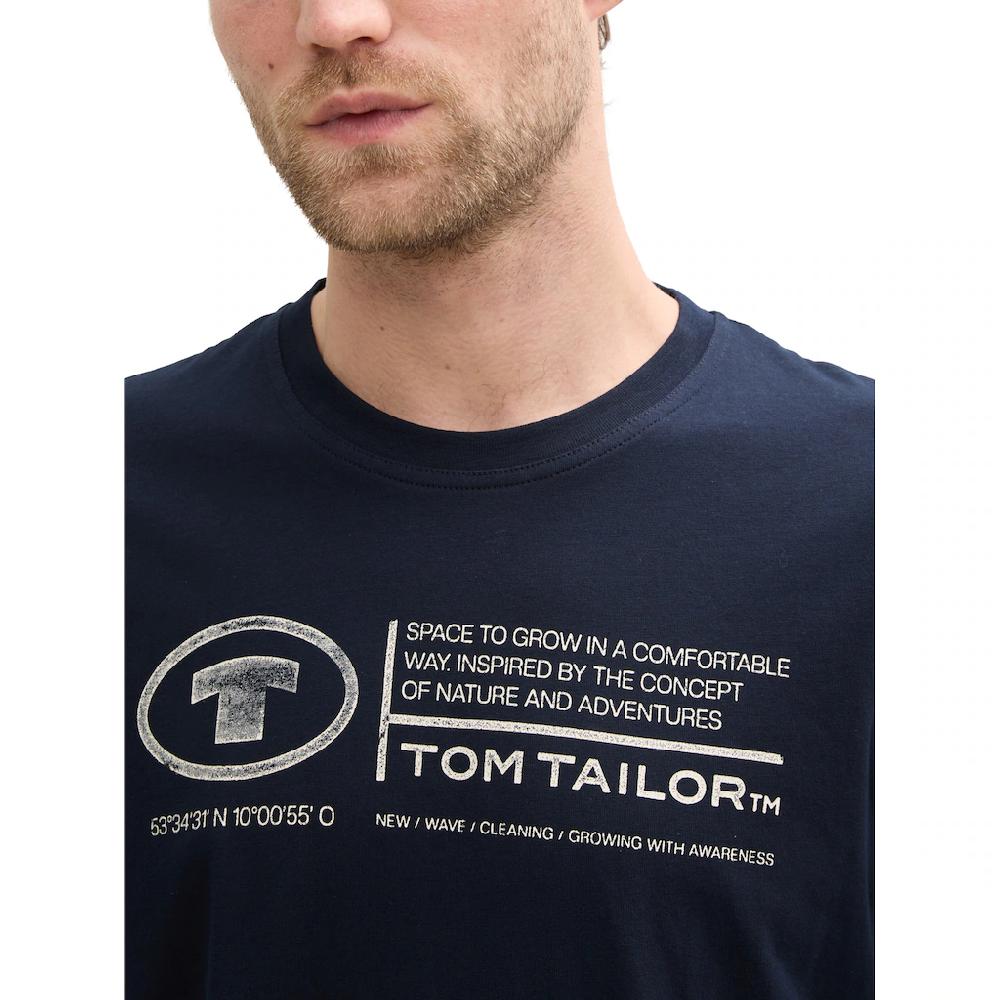 TOM TAILOR T-Shirt (Packung 2 Tlg.) Mit Logo Print
