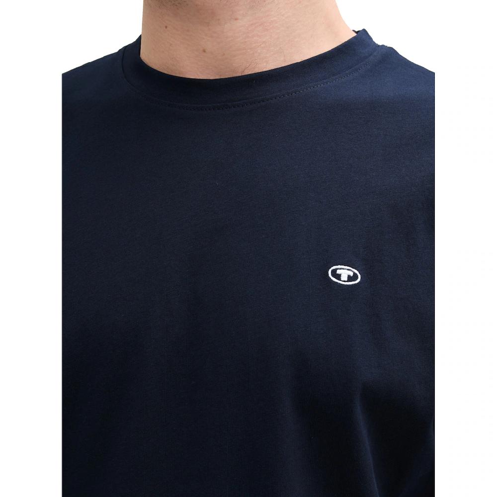 TOM TAILOR T-Shirt (Packung 3 Tlg.) 3er Pack Mit Logo-Stickerei