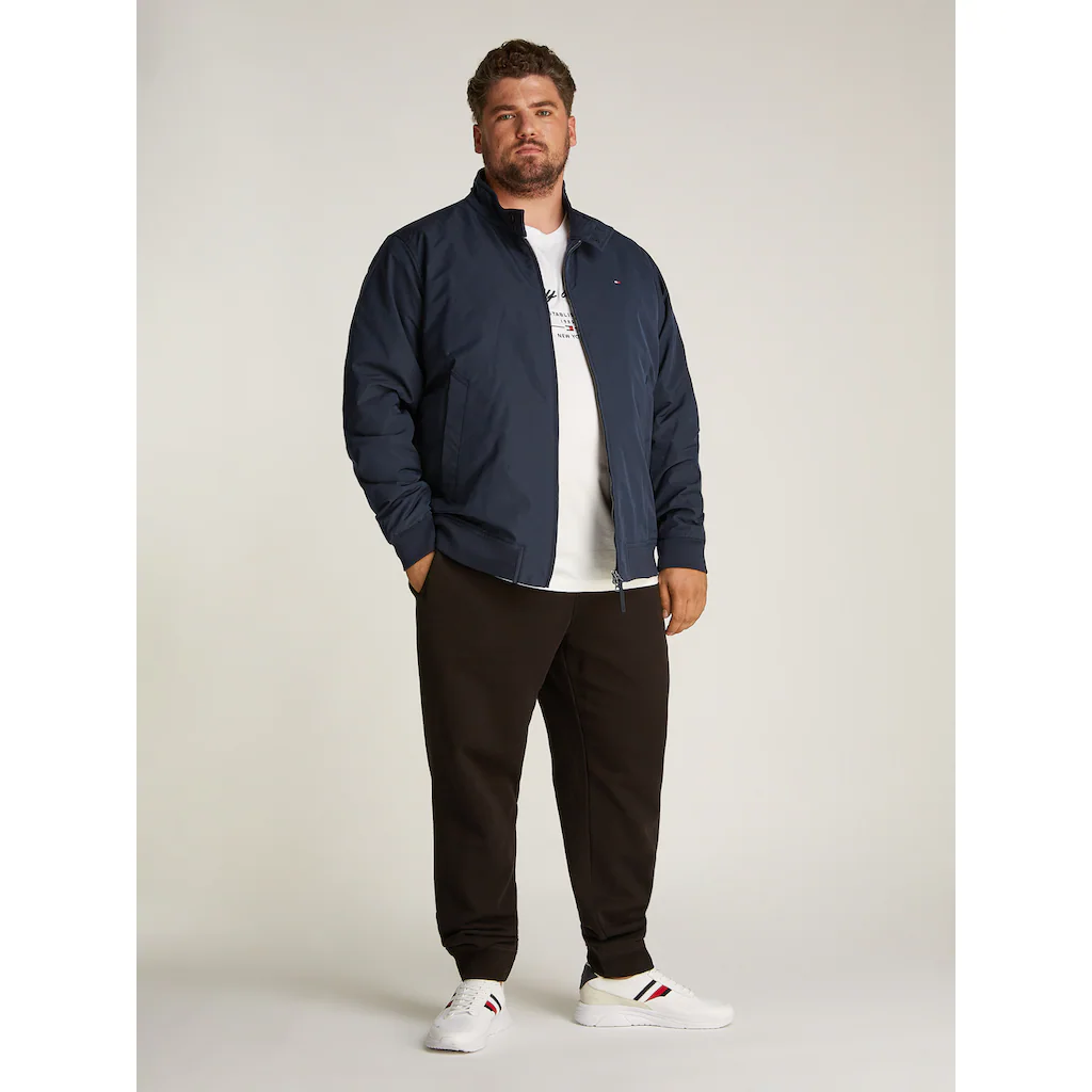 Tommy Hilfiger Big & Tall Allwetterjacke »BT-HARRINGTON JACKET-B« In Großen Größen Logostickerei ▷ Bestellen