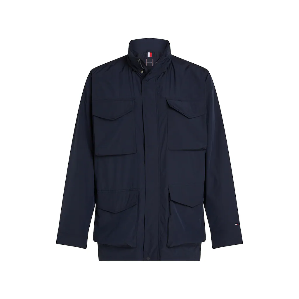 Tommy Hilfiger Big & Tall Allwetterjacke »BT-LW PACKABLE FIELD JACKET-B« In Großen Größen Logostickerei ▷ Für