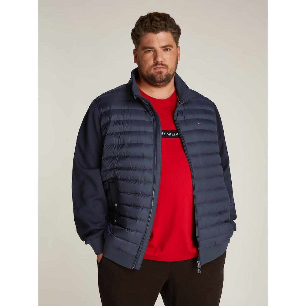 Tommy Hilfiger Big & Tall Collegejacke »BT-MIX MEDIA STAND CLLR-B« in Großen Größen mit gesteppten Einsatz vorne ▷ bestellen