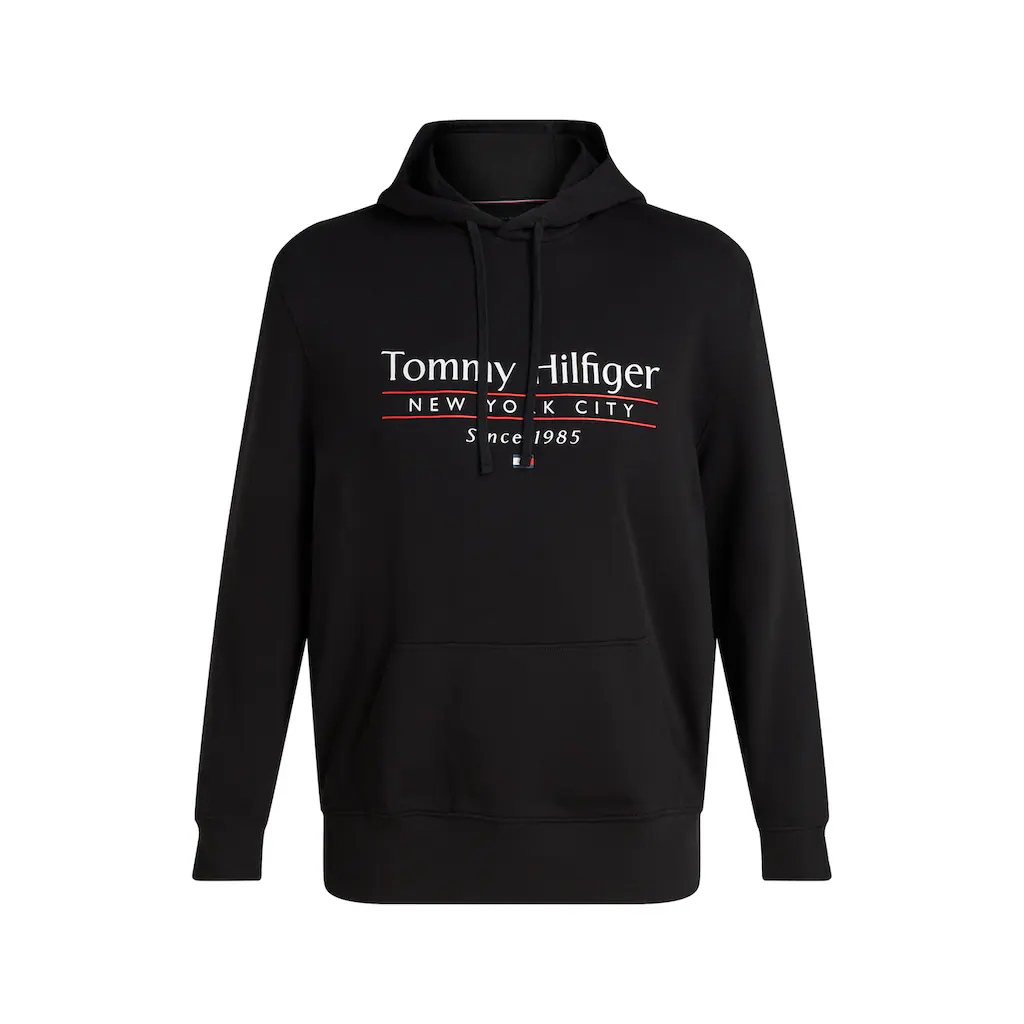 Tommy Hilfiger Big & Tall Kapuzensweatshirt »BT-HILFIGER CENTER STACK HOODY-B« Große Größen ▷ Kaufen