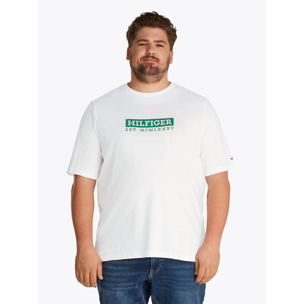 Tommy Hilfiger Big & Tall Kurzarmshirt »BT-COLOUR TO COLOR GRAPHIC TEE-B« Große Größen ▷ kaufen