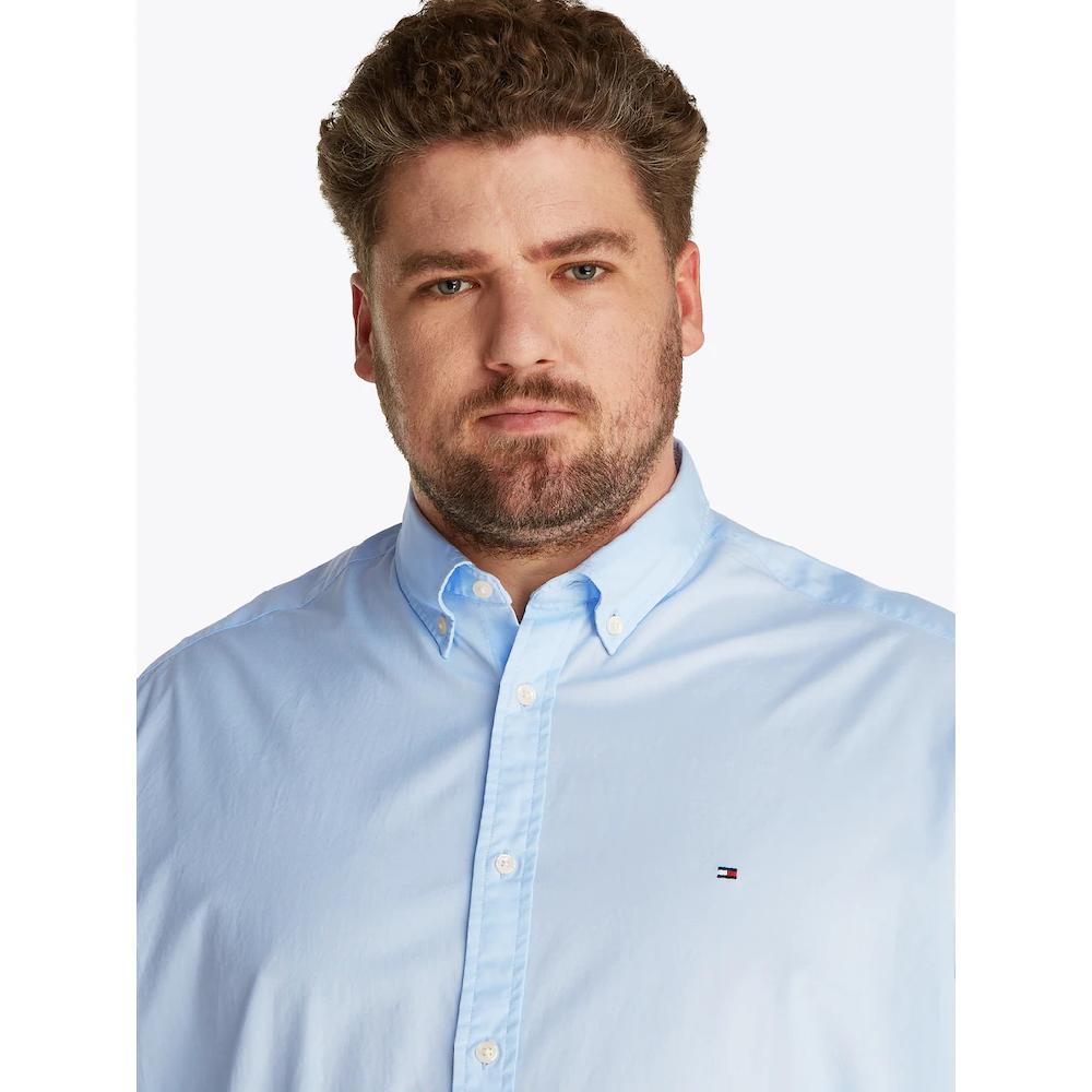 Tommy Hilfiger Big & Tall Langarmhemd »BT-FLEX POPLIN SOLID RF SHIRT-B« Große Größen ▷ Für