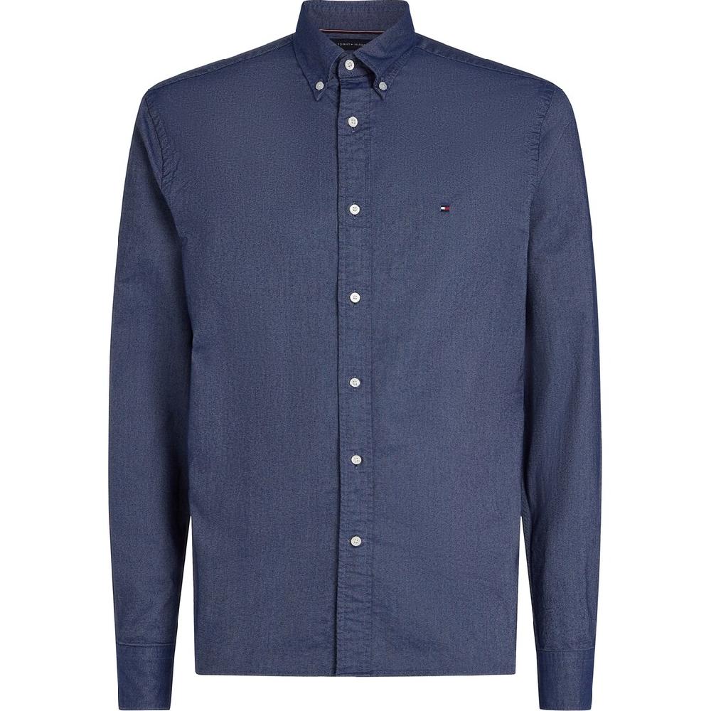 Tommy Hilfiger Big & Tall Langarmhemd »BT-SOLID HERITAGE OXFORD S-B« In Großen Größen Logostickerei ▷ Für