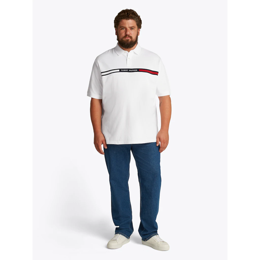 Tommy Hilfiger Big & Tall Poloshirt »BT-HILFIGER CHEST INSERT REG -B« In Großen Größen Logostickerei ▷ Kaufen