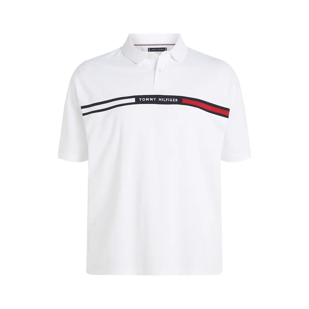 Tommy Hilfiger Big & Tall Poloshirt »BT-HILFIGER CHEST INSERT REG -B« In Großen Größen Logostickerei ▷ Kaufen