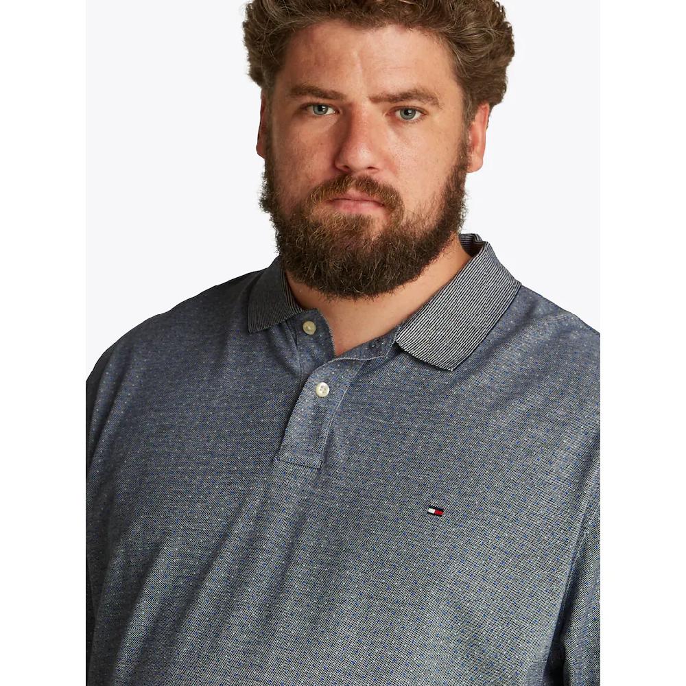 Tommy Hilfiger Big & Tall Poloshirt »BT-PIQUE MICROPRINT REG POLO-B« In Großen Größen Logostickerei ▷ Bestellen